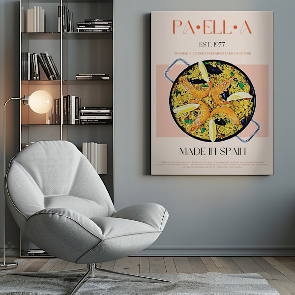 Paella Canvastavla 50x70 cm