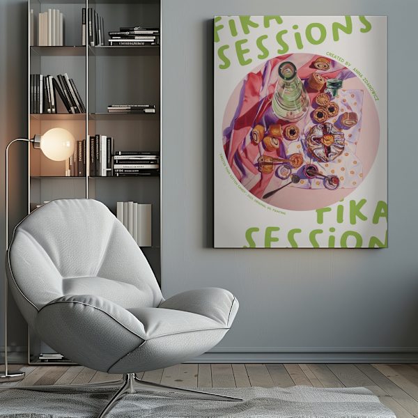 Sweeter Than Cotton Candy Canvastavla 50x70 cm