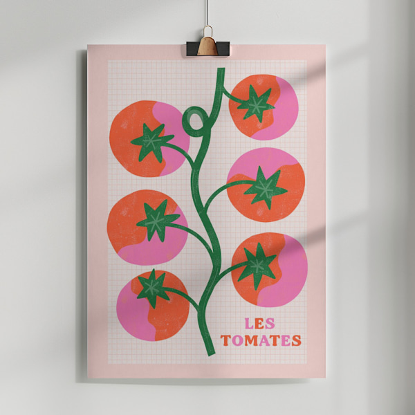 Les Tomates Poster 50x70 cm
