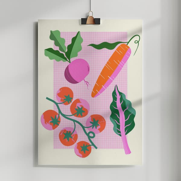 Veggies Poster 50x70 cm