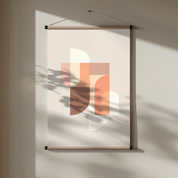Retro Geometric III Poster 30x40 cm