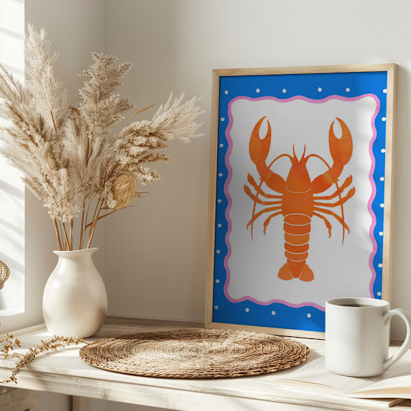 Lobster Poster 30x40 cm