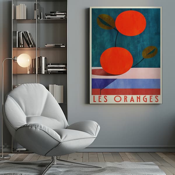 Les Oranges Canvastavla 50x70 cm