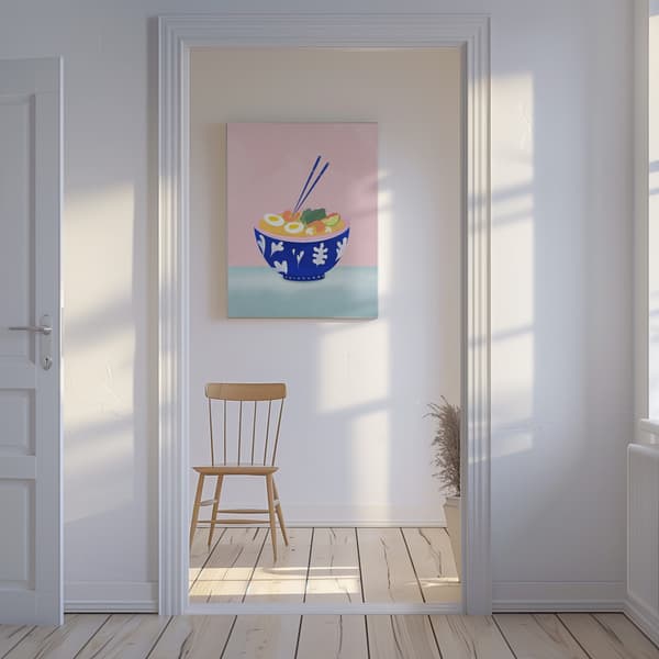 Ramen Bowl Canvastavla 50x70 cm