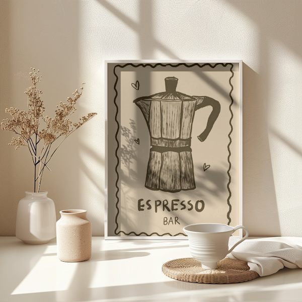 Espresso Poster 30x40 cm