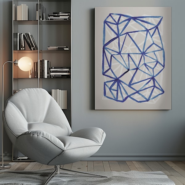 The Grid 1 Canvastavla 50x70 cm