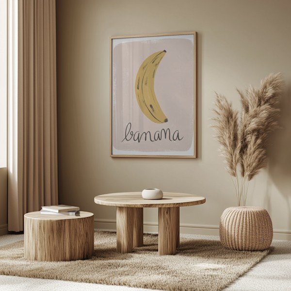 Banana 18x24 Poster 50x70 cm