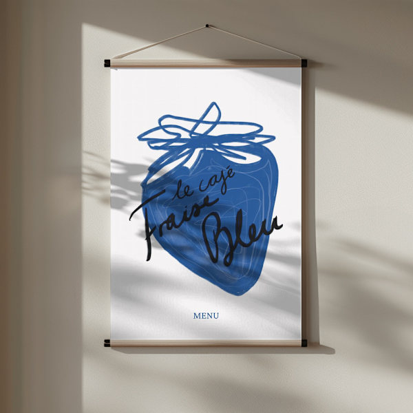 Fraise Poster 30x40 cm