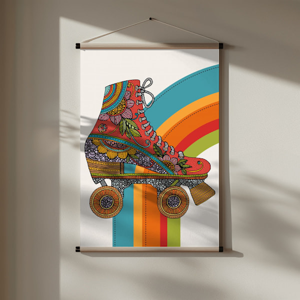 Roller Skate Poster 30x40 cm