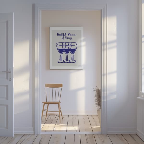 Il vino Canvastavla 50x70 cm