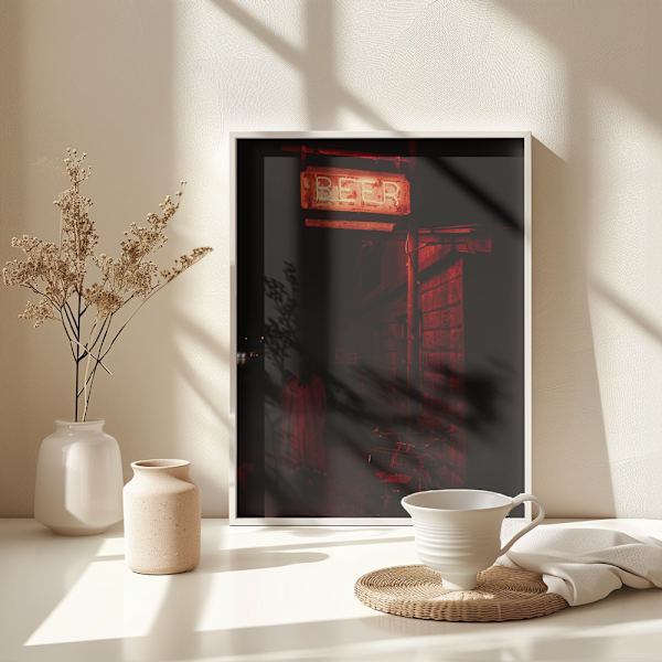 Marfa Night Vibes Poster 30x40 cm