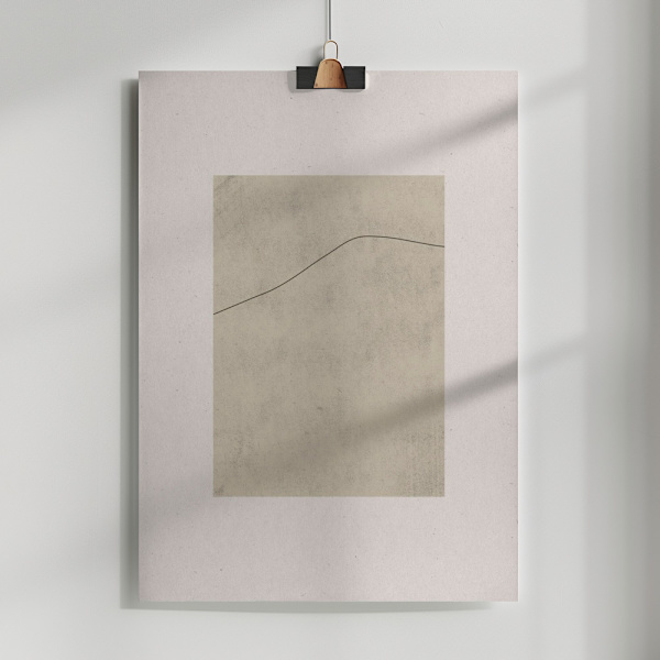 Minimalist Texture Paper No.2 Poster 50x70 cm