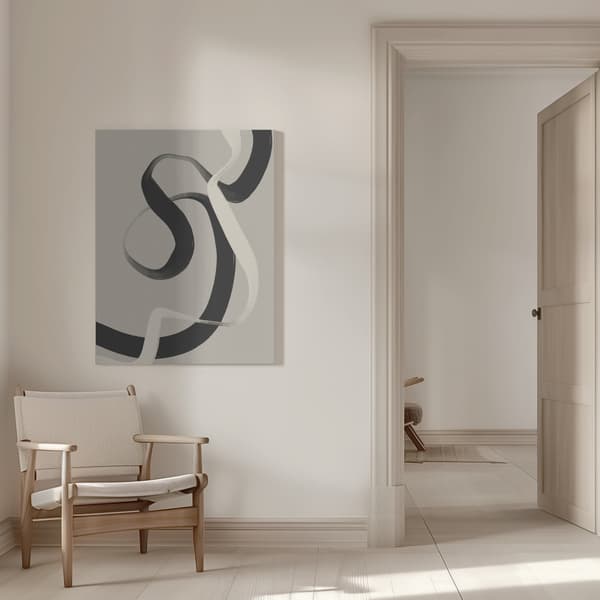 Blackstrokesno15 Canvastavla 50x70 cm
