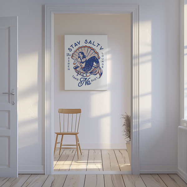 Siren Lounge.png Canvastavla 50x70 cm