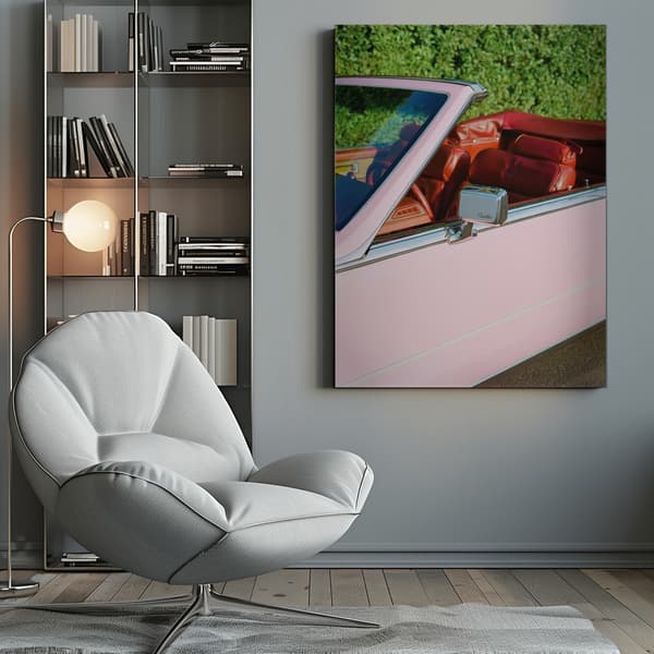 Pink Cadillac Canvastavla 50x70 cm