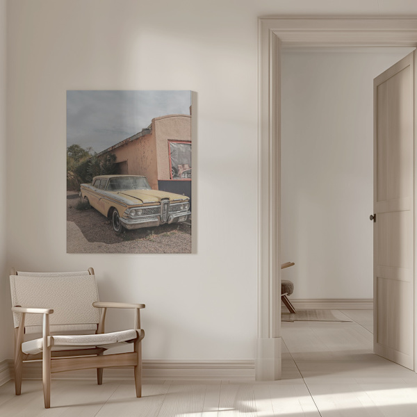 Route 66 Oldtimer Canvastavla 50x70 cm