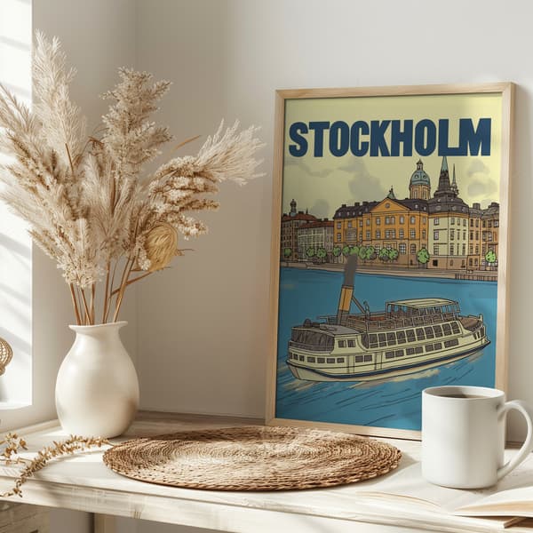Stockholm Poster 30x40 cm