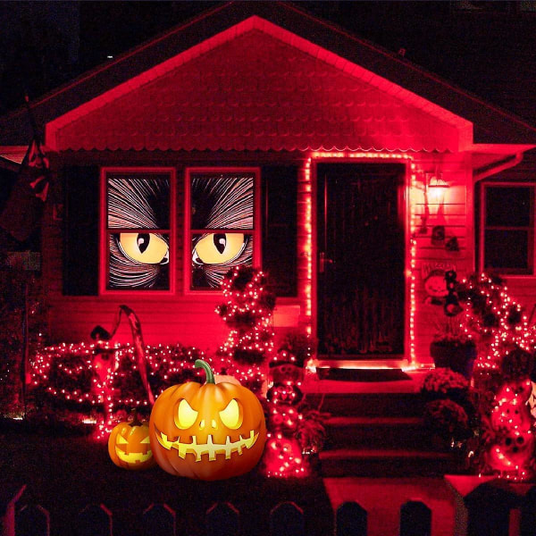 98,5 fot 300 LED Halloween-ljus, LED-ljusslingor inomhus utomhus vattentät med 8 lägen och 6 timmars timer, grön