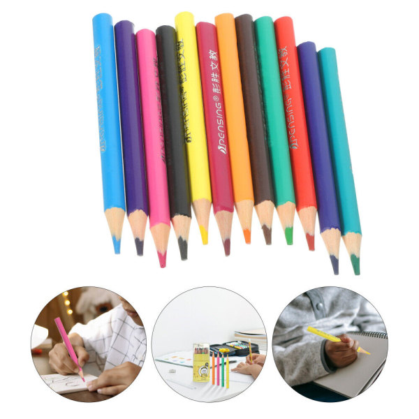 1 ask med student färgglada pennor dagis färgglada pennor målning