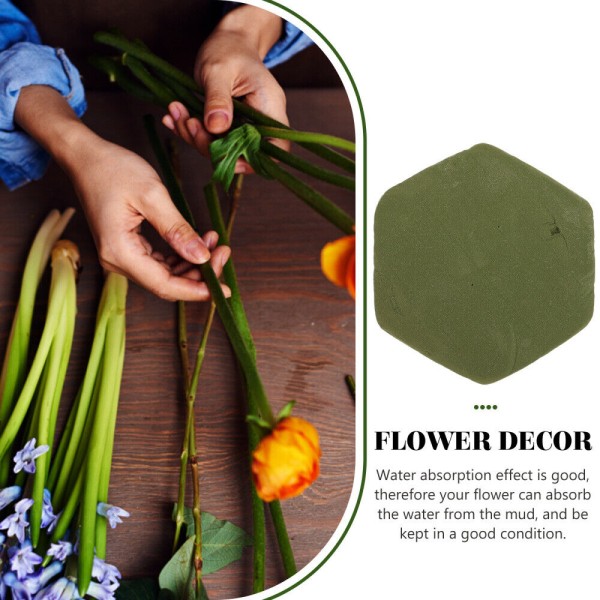 4 st Blombaser Blomma Mud Blommor Block för Craft Decor Flower DIY