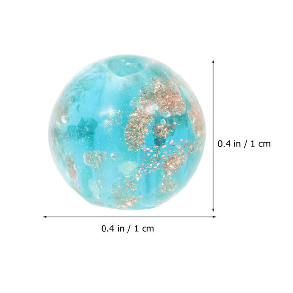 100 st Sands Glaspärlor Lys i Mörkret Söt Smyckestillverkning