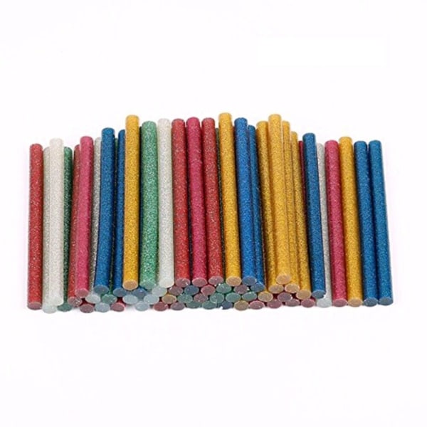 100 ST Hot Lim Sticks Bulk Glitter Adhesive Färg Smält Craft Child Christmas