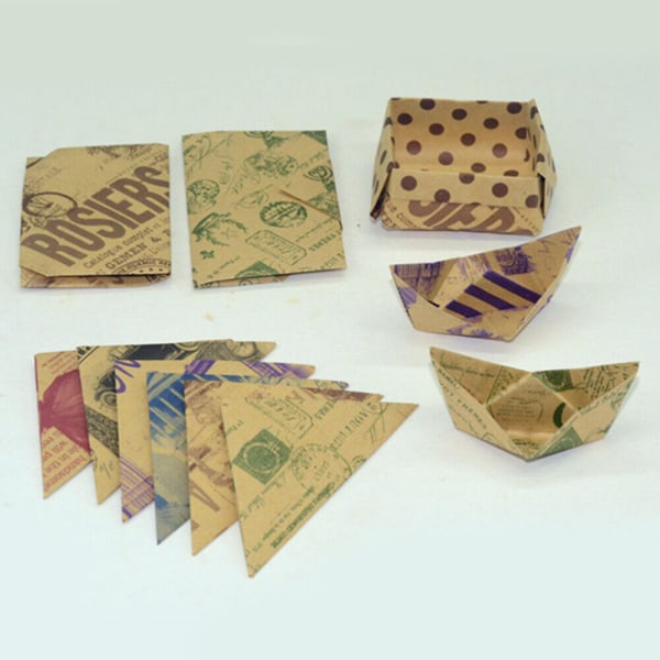 60 st Oragami-papper Barn Origami Manual Barn Intressant