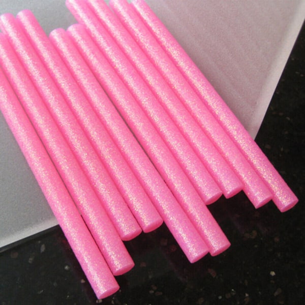 100 ST Barn Litet Lim Hot Melt Sticks Glitter Adhesive Color