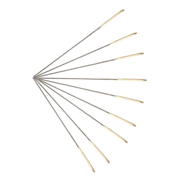 100 st Golden Tail nål korsstygn trubbig broderi DIY handarbetsnålar