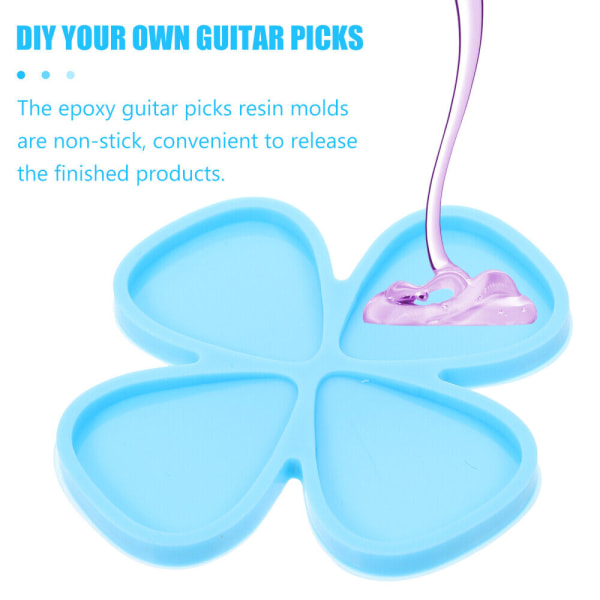 5 st Gitarr Tummen Finger Picks Silikon Mould Form