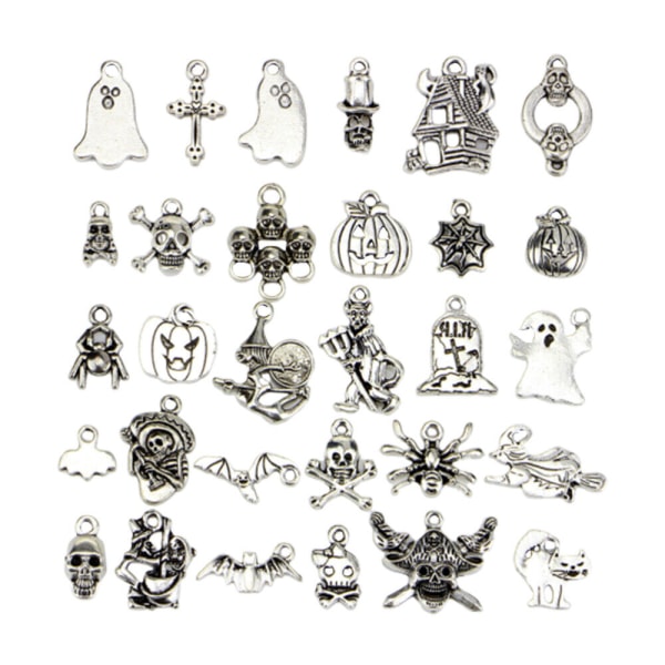 30 st Skeleton Berlocker Hängen Craft Halloween Elements Snygg