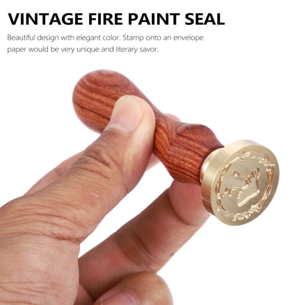 Alloy Wax Seal Stamp Small Nature Metal Sealer Svampkrans Tätningsstämpel