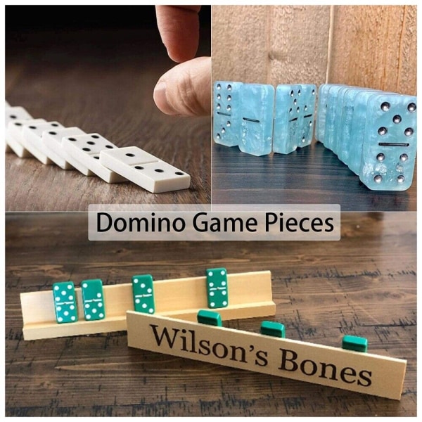 2 st Domino-formar Hartsgjutning Dominoer Tvålar Silikon Smycken