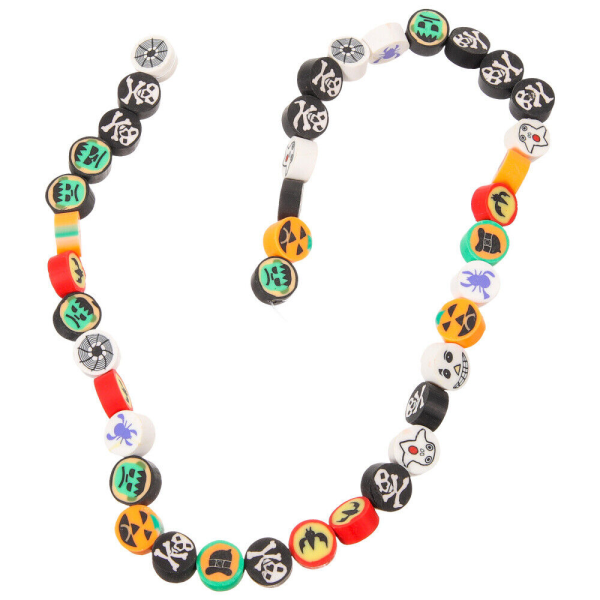40 st Armband Pärlor Halsband Dekor Polymer Clay Beads Smycken Pärlor Smycken