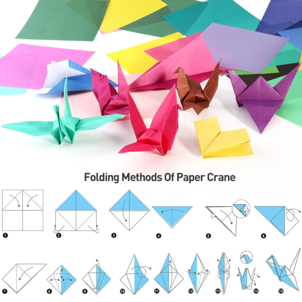 50 ark barn av högsta kvalitet konsthantverk Enkelsidigt origamipapper