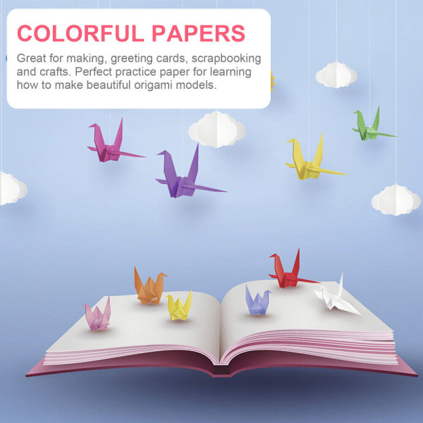 50 ark Origami-kit för studentbruk Kopieringspapper Skola nybörjare