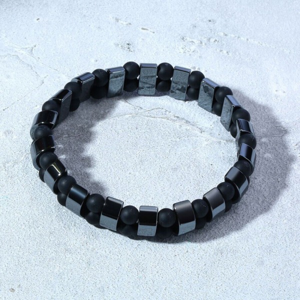 20 ,5x20,5x1,3cm Elastiska Volcanic Transfer Beads för män Natural