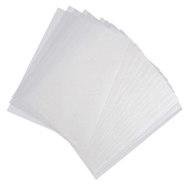 120 st transparent vitt spårpapper för överföring av design