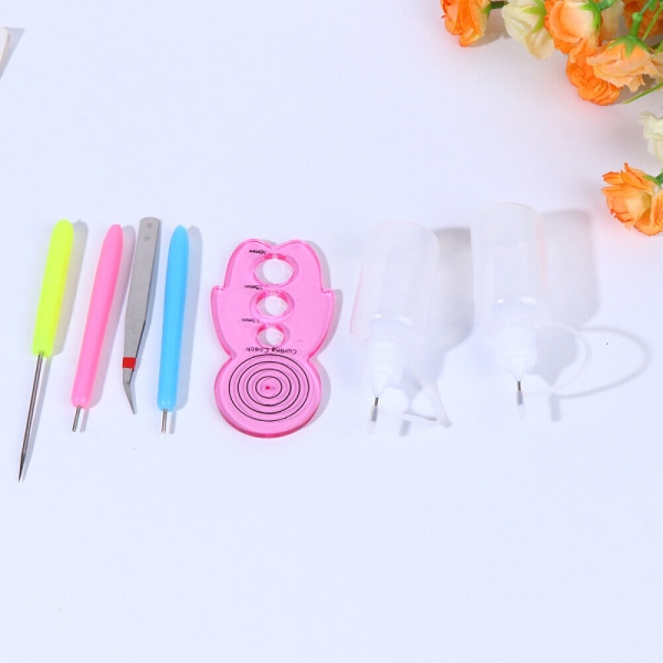 7 st Paper Quilling Tools Starter Kit DIY Accessory Manual