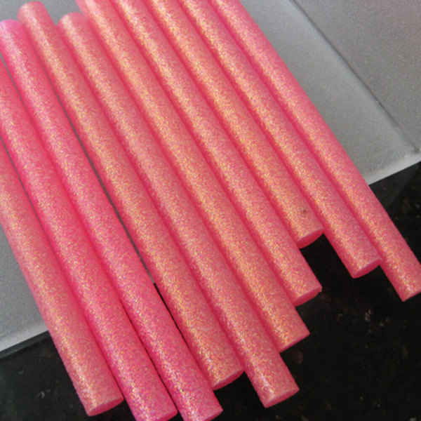 100 ST Hot Lim Sticks Bulk Glitter Adhesive Färg Smält Craft Child Christmas