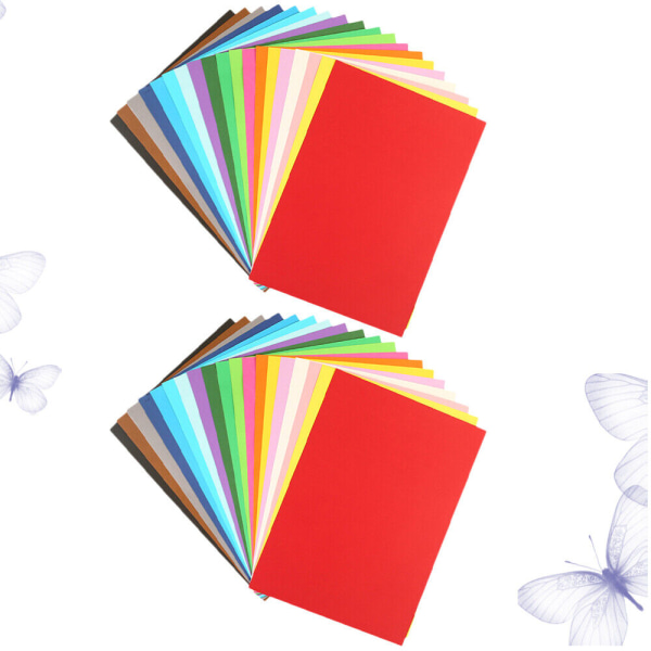 200 st japanska Washi Origami Paper Craft Kids Dubbelsidig