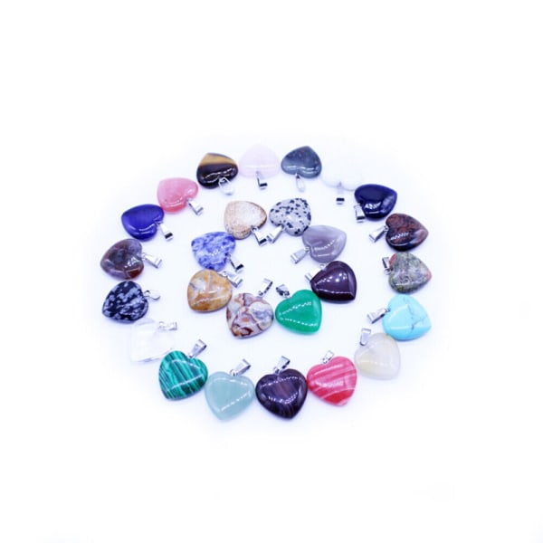 20 st Kvinnors Crystal Quartz Stones Pärlor Smycken att göra fynd Tillbehör
