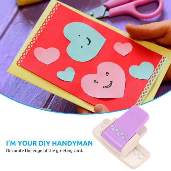 1 st Craft Punch DIY-präglad Mini Manuell Punch Scrapbooks Tillbehör för barn