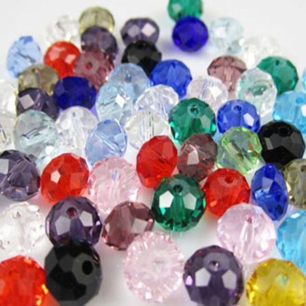 150 st Kristallpärlor Smyckenstillverkning Glasberlocker DIY-pärlprojekt självtillverkat