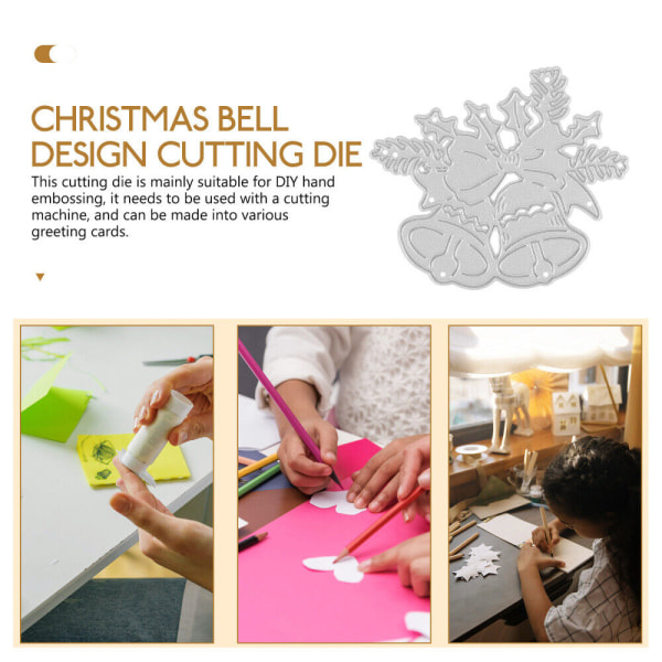 Högt kolstål Cutting Die Christmas Bell Design Cutting Die Embossing Die