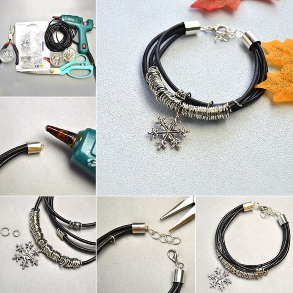 Gör-det-själv-tillbehör Smyckenstillverkning Rep Halsband Sladd Tillbehör Manual