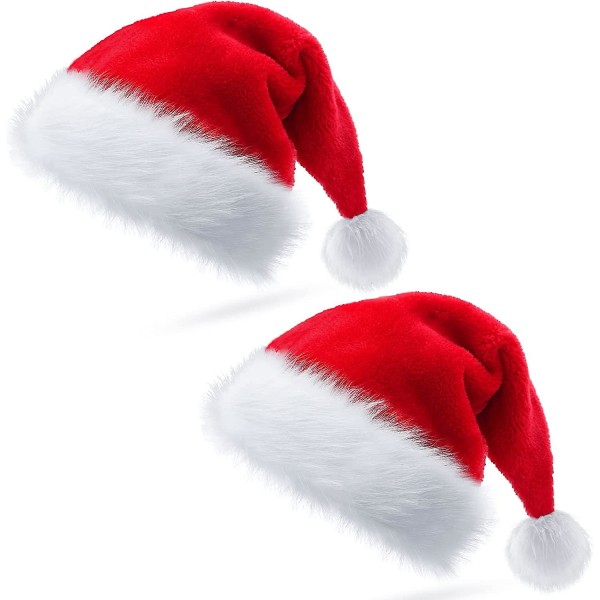 Jul hatt. Julhatt Semester för vuxna Unisex tomtehatt för festtillbehör