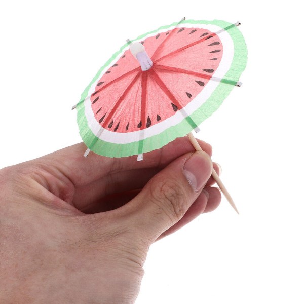 50st dekorativa cocktailparaplyplockar tårtparaplyplockar Pappersparaplyer