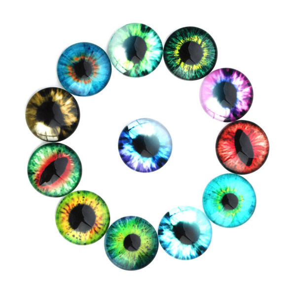 20ST DIY Smycken Tillbehör DIY Eye Glass Interface Patch Creative DIY Eye