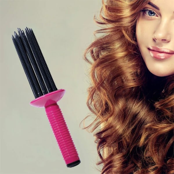 Air Volume Hår Fluffy Styling Curler Kam Hår Curler Kam Värmefri Curling Roller Hår Styling Verktyg För Kvinnor